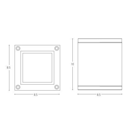 Zambelis E269 - Spot d'extérieur 1xGU10/35W/230V IP65 anthracite