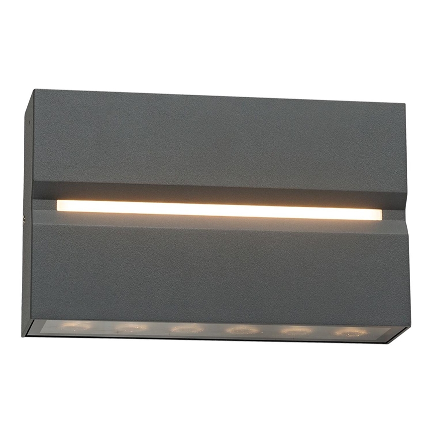 Zambelis E272 - Applique murale LED extérieure LED/15W/230V IP54 anthracite