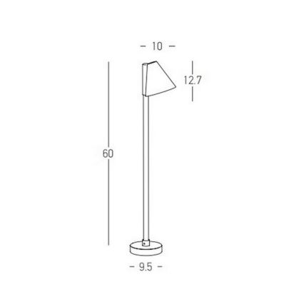 Zambelis E283 - Lampe LED extérieure LED/6W/230V IP65 anthracite