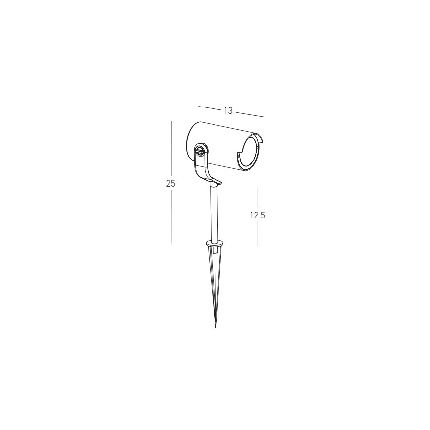 Zambelis E285 - Lampe LED extérieure LED/12W/230V IP65 anthracite