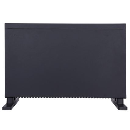 ZEVENTI - Radiateur/convecteur électrique avec écran LCD ECO/1250/2000W/230V noir + télécommande