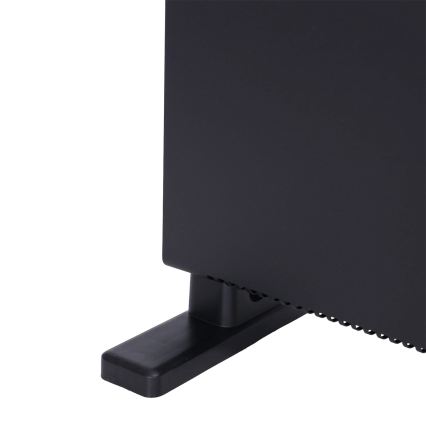 ZEVENTI - Radiateur/convecteur électrique avec écran LCD ECO/1250/2000W/230V noir + télécommande