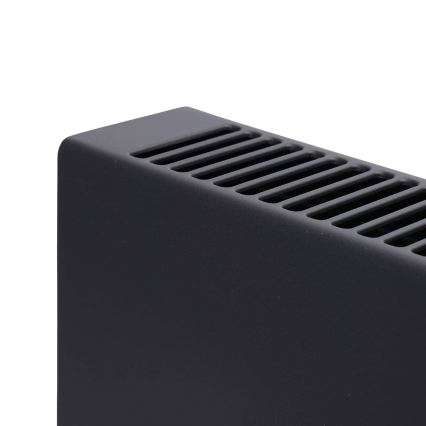 ZEVENTI - Radiateur/convecteur électrique avec écran LCD ECO/1250/2000W/230V noir + télécommande