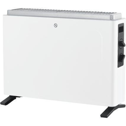 ZEVENTI - Convecteur électrique/chauffage d'appoint 800/1200/2000W/230V blanc
