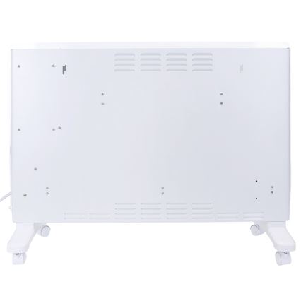 ZEVENTI - Radiateur/convecteur électrique intelligent avec écran LCD ECO/1000/2000W/230V Wi-Fi blanc