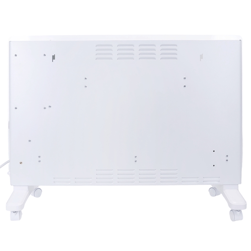 ZEVENTI - Radiateur/convecteur électrique intelligent avec écran LCD ECO/1000/2000W/230V Wi-Fi blanc