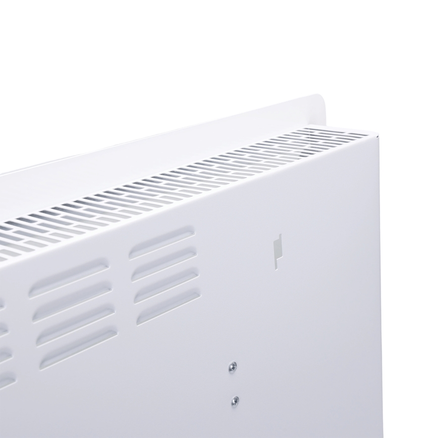 ZEVENTI - Radiateur/convecteur électrique intelligent avec écran LCD ECO/1000/2000W/230V Wi-Fi blanc