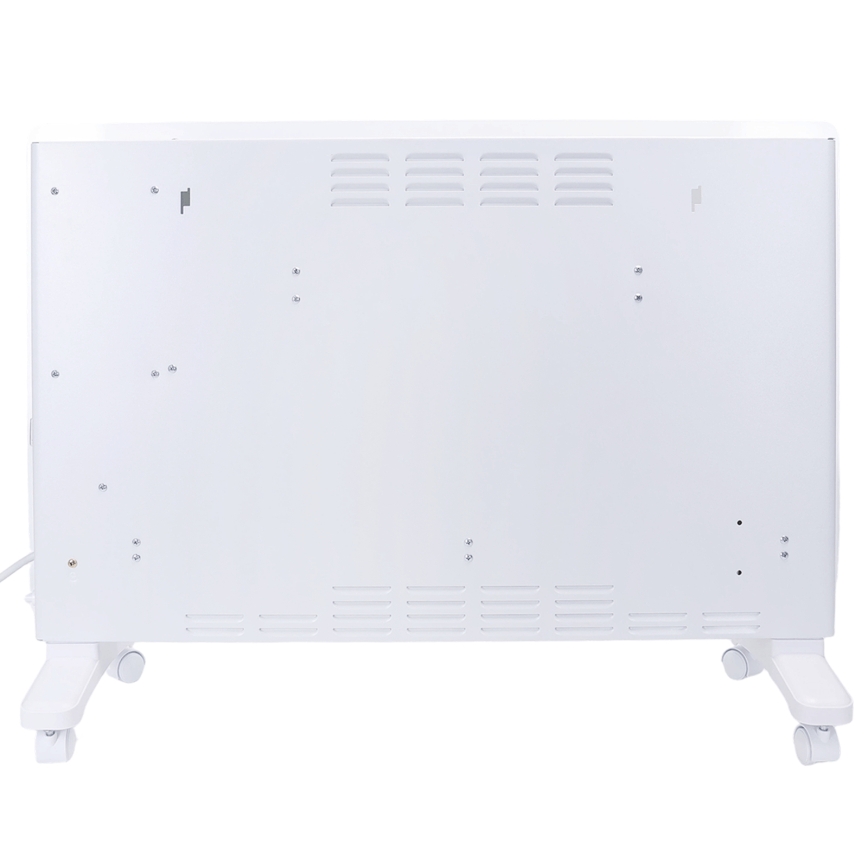 ZEVENTI - Radiateur électrique mural intelligent/convecteur avec écran LCD 1000/2000W/230V Wi-Fi blanc