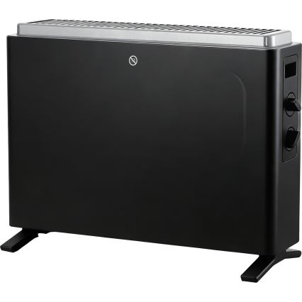 ZEVENTI - Convecteur/radiateur électrique 800/1200/2000W/230V noir