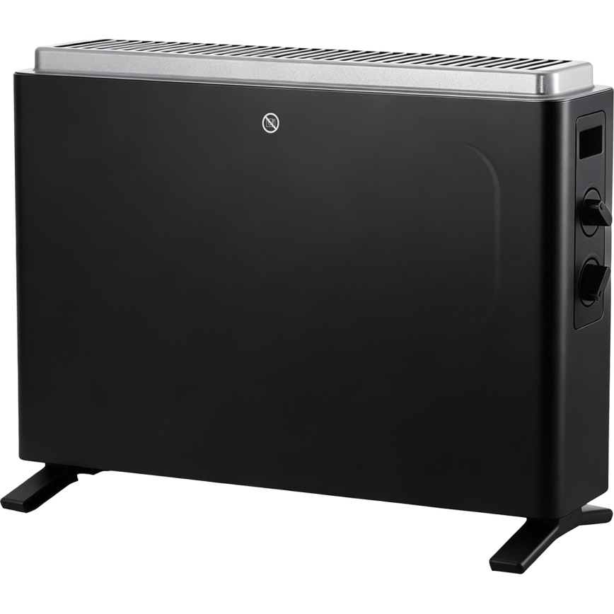 ZEVENTI - Convecteur/radiateur électrique 800/1200/2000W/230V noir