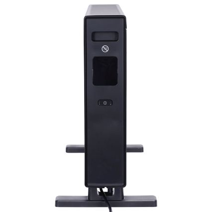 ZEVENTI - Radiateur/convecteur électrique avec écran LCD 1250/2000W/230V noir + télécommande