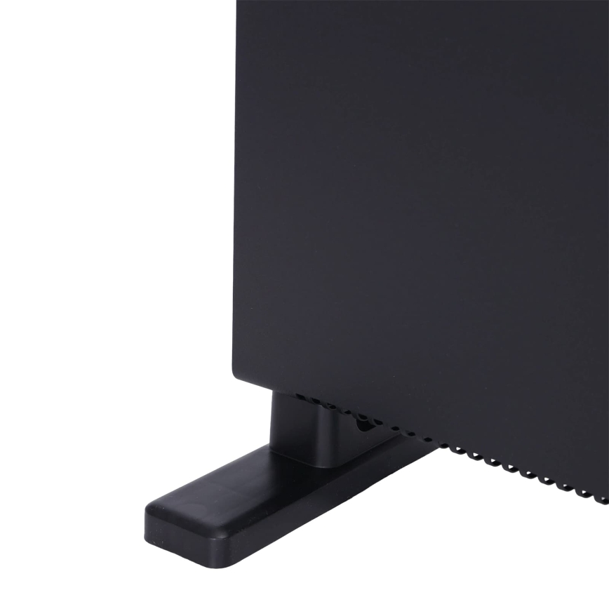 ZEVENTI - Radiateur/convecteur électrique avec écran LCD 1250/2000W/230V noir + télécommande