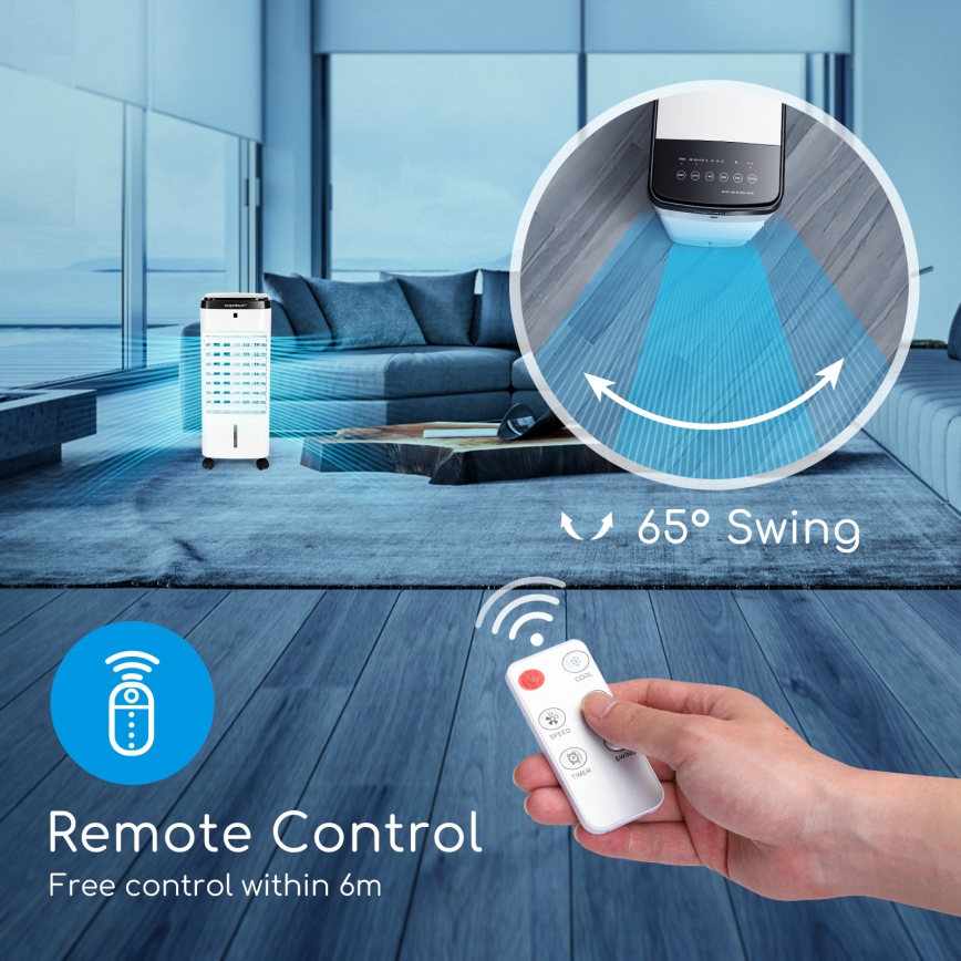 ZEVENTI - Rafraîchisseur d'air ARCTIC 60W/230V noir/blanc