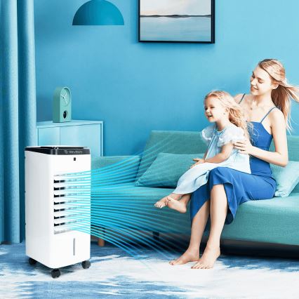 ZEVENTI - Rafraîchisseur d'air ARCTIC 60W/230V noir/blanc + télécommande