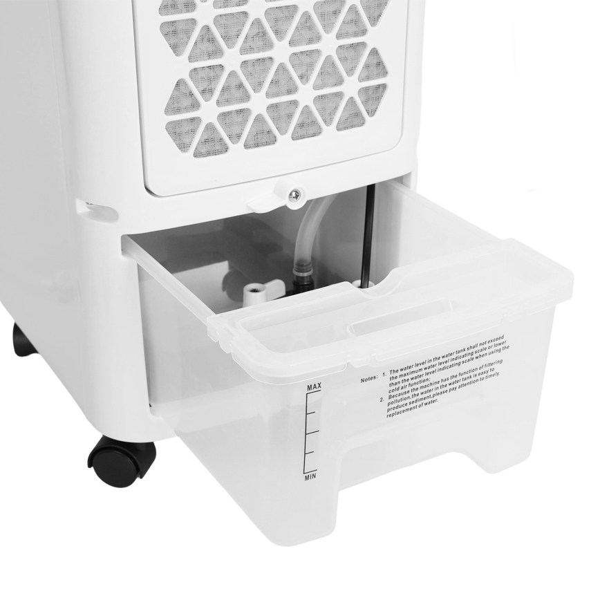 ZEVENTI - Rafraîchisseur d'air ARCTIC 60W/230V noir/blanc + télécommande