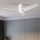 ZEVENTI - Ventilateur de plafond BARROSA LED/18W/230V 3000/4000/6000K Wi-Fi Tuya blanc + Télécommande