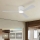 ZEVENTI - Ventilateur de plafond LED à intensité variable AUREX LED/24W/230V 3000/4000/6000K Wi-Fi Tuya blanc + télécommande