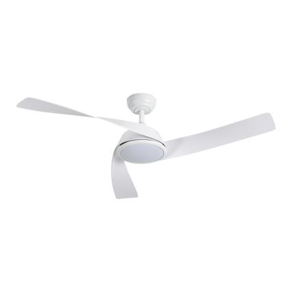 ZEVENTI - Ventilateur de plafond LED dimmable AERYS LED/24W/230V 3000/4000/6000K Wi-Fi Tuya blanc + télécommande