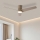 ZEVENTI - Ventilateur de plafond LED BARROSA LED/18W/230V 3000/4000/6000K Wi-Fi Tuya beige + télécommande