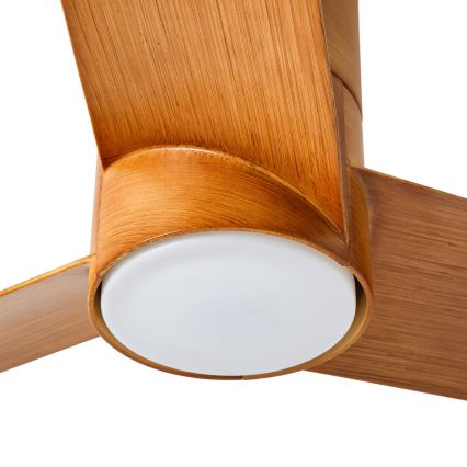 ZEVENTI - Ventilateur de plafond LED BARROSA LED/18W/230V 3000/4000/6000K Wi-Fi Tuya brun + télécommande