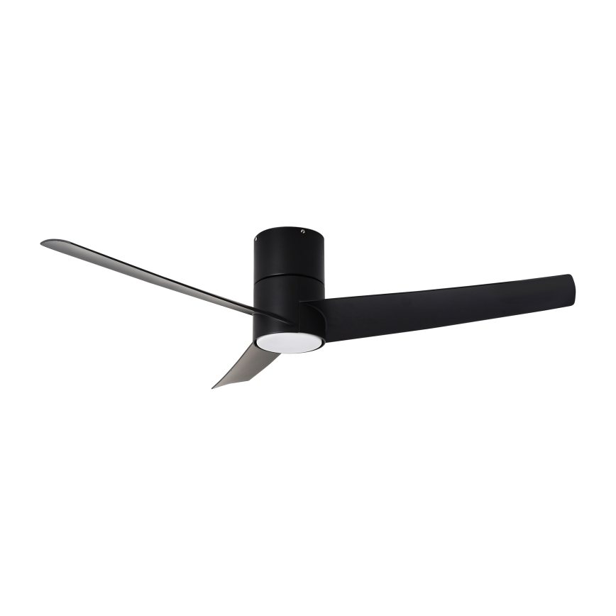 ZEVENTI - Ventilateur de plafond LED BARROSA 18W/230V 3000/4000/6000K Wi-Fi Tuya noir + télécommande