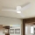 ZEVENTI - Ventilateur de plafond LED dimmable ORBITO LED/24W/230V 3000/4000/6000K Wi-Fi Tuya blanc + télécommande