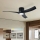 ZEVENTI - Ventilateur de plafond LED dimmable ORBITO LED/24W/230V 3000/4000/6000K Wi-Fi Tuya noir + télécommande