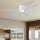 ZEVENTI - Ventilateur de plafond LED dimmable VENTORA LED/24W/230V 3000/4000/6000K Wi-Fi Tuya blanc + télécommande