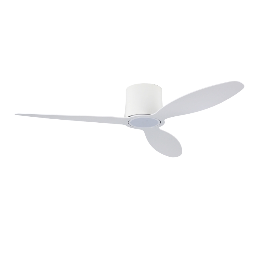 ZEVENTI - Ventilateur de plafond LED dimmable VENTORA LED/24W/230V 3000/4000/6000K Wi-Fi Tuya blanc + télécommande