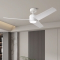 ZEVENTI - Ventilateur de plafond ORVIETO LED/18W/230V 3000-6000K Wi-Fi Tuya blanc + Télécommande