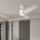 ZEVENTI - Ventilateur de plafond ORVIETO LED/18W/230V 3000-6000K Wi-Fi Tuya blanc + Télécommande