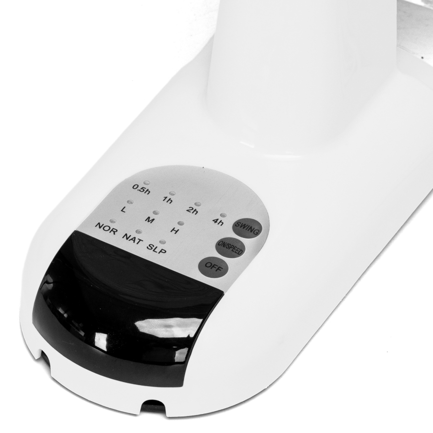 ZEVENTI - Ventilateur mural FANNY 45 W / 230 V Ø 41 cm blanc avec télécommande