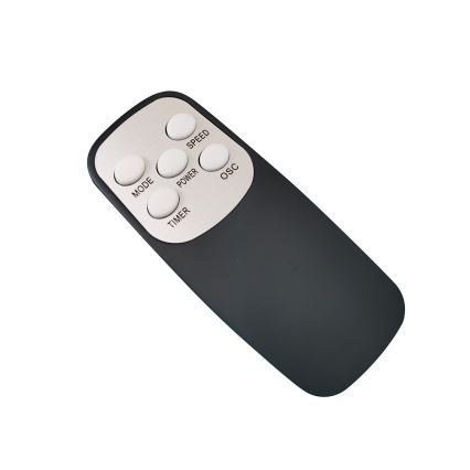 ZEVENTI - Ventilateur mural FANNY 50W/230V noir + télécommande