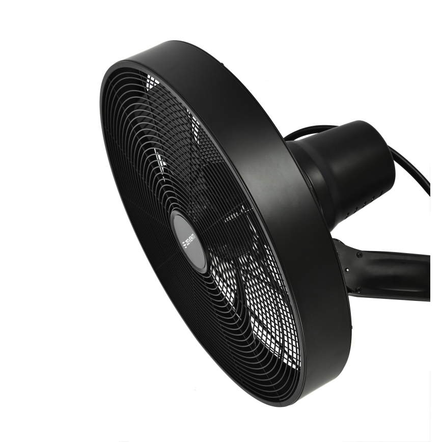 ZEVENTI - Ventilateur mural FREEZE 50W/230V d. 40 cm noir + Télécommande