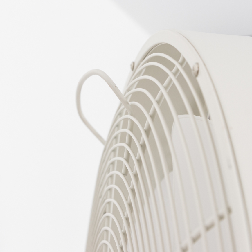 ZEVENTI - Ventilateur mural FREEZE 50W/230V Ø 45 cm blanc + télécommande
