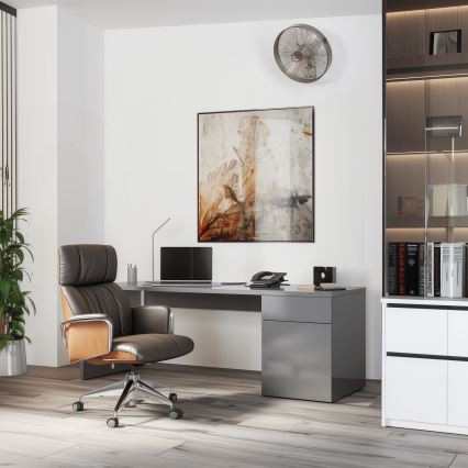 ZEVENTI - Ventilateur mural FREEZE 50W/230V Ø 45 cm chrome mat + télécommande