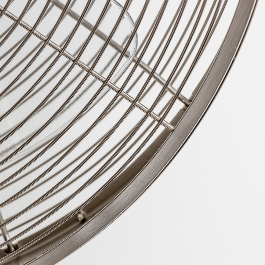 ZEVENTI - Ventilateur mural FREEZE 50W/230V Ø 45 cm chrome mat + télécommande