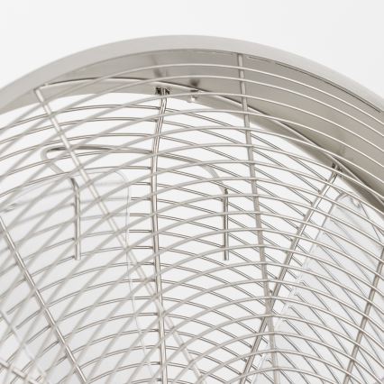 ZEVENTI - Ventilateur mural FREEZE 50W/230V Ø 45 cm chrome mat + télécommande