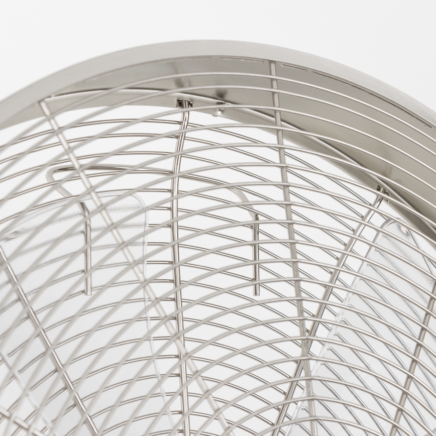 ZEVENTI - Ventilateur mural FREEZE 50W/230V Ø 45 cm chrome mat + télécommande