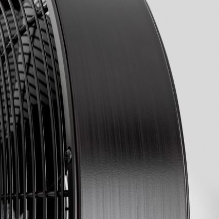 ZEVENTI - Ventilateur mural FREEZE 50W/230V Ø 45 cm noir + télécommande