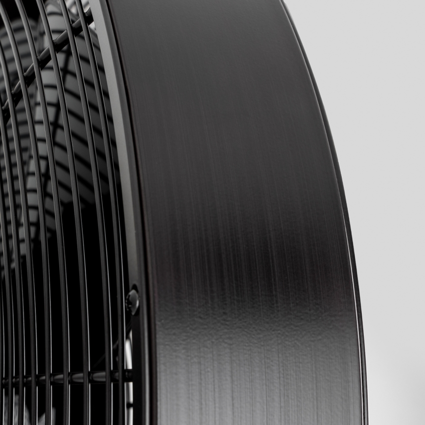 ZEVENTI - Ventilateur mural FREEZE 50W/230V Ø 45 cm noir + télécommande