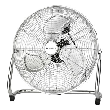 ZEVENTI - Ventilateur sur pied FLOW 100W/230V diam. 54 cm chrome brillant