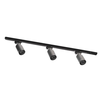 Zone de lumière Zuma - Spot lumineux système 3xGU10/35W/230V noir