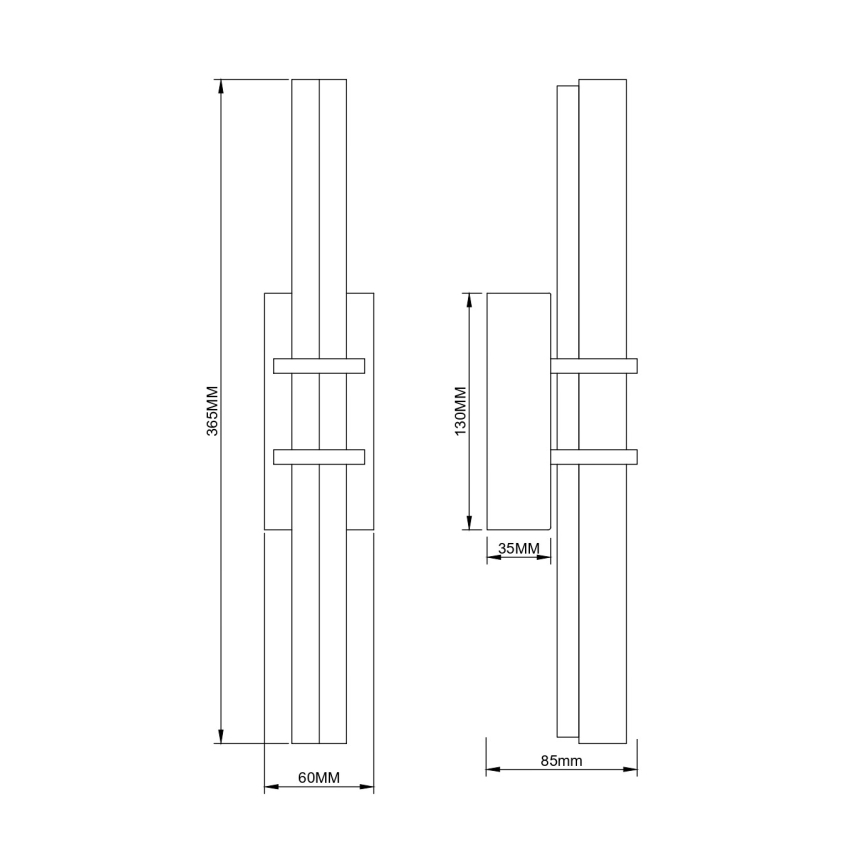 Zuma Line - Applique murale LED/8W/230V dorée