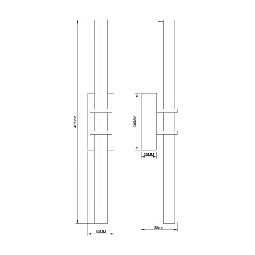 Zuma Line - Applique murale LED/10W/230V dorée