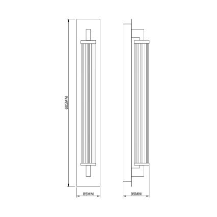 Zuma Line - Applique murale LED LED/13W/230V dorée