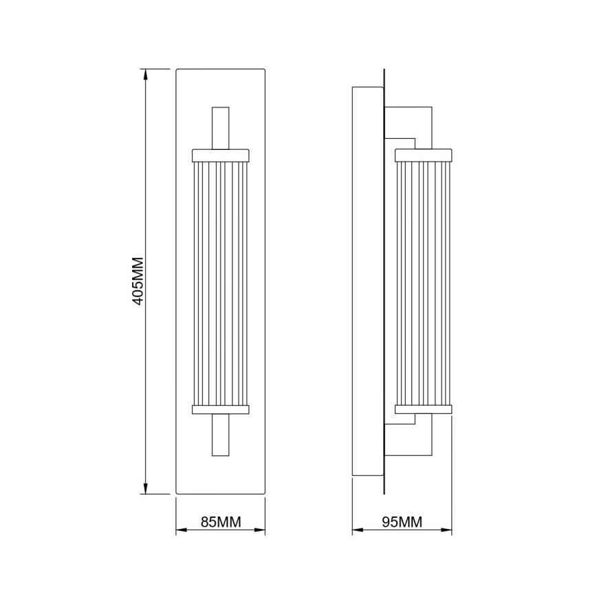 Zuma Line - Applique murale LED 8W/230V dorée
