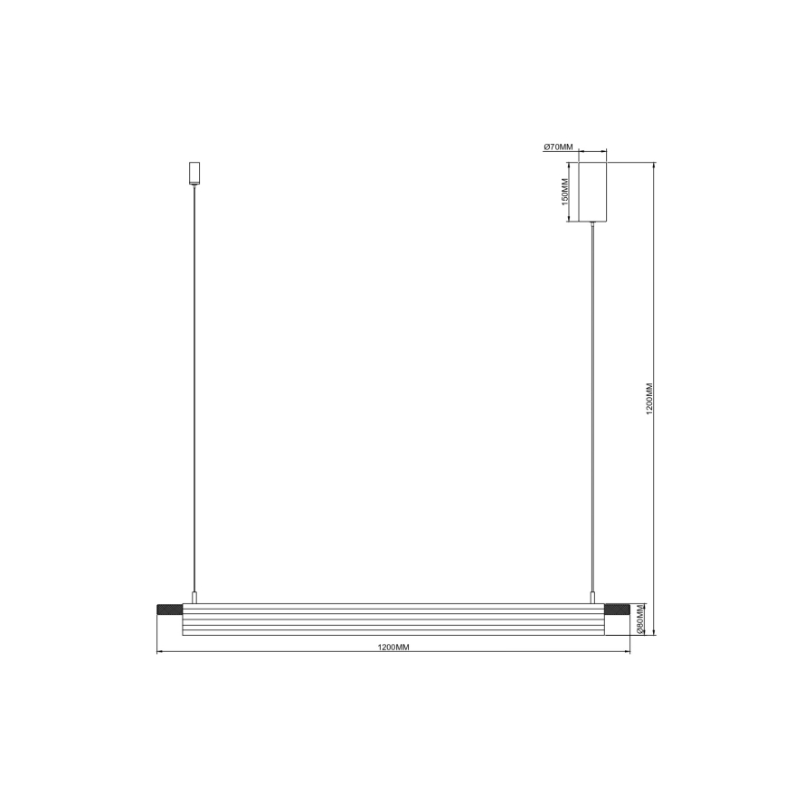 Zuma Line - suspension LED sur câble LED/14W/230V dorée