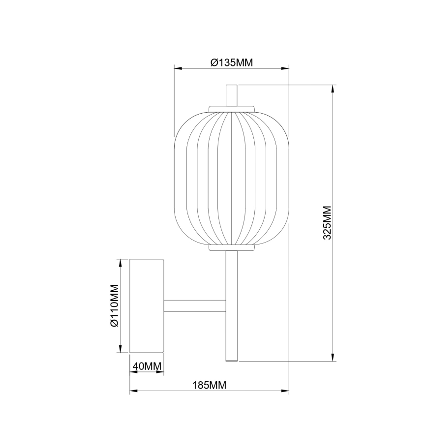 Zuma Line - Applique murale LED/6,5W/230V dorée