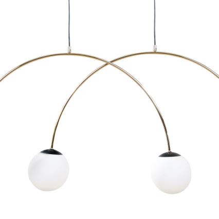 Zuma Line - Suspension à câble 4xE14/10W/230V dorée